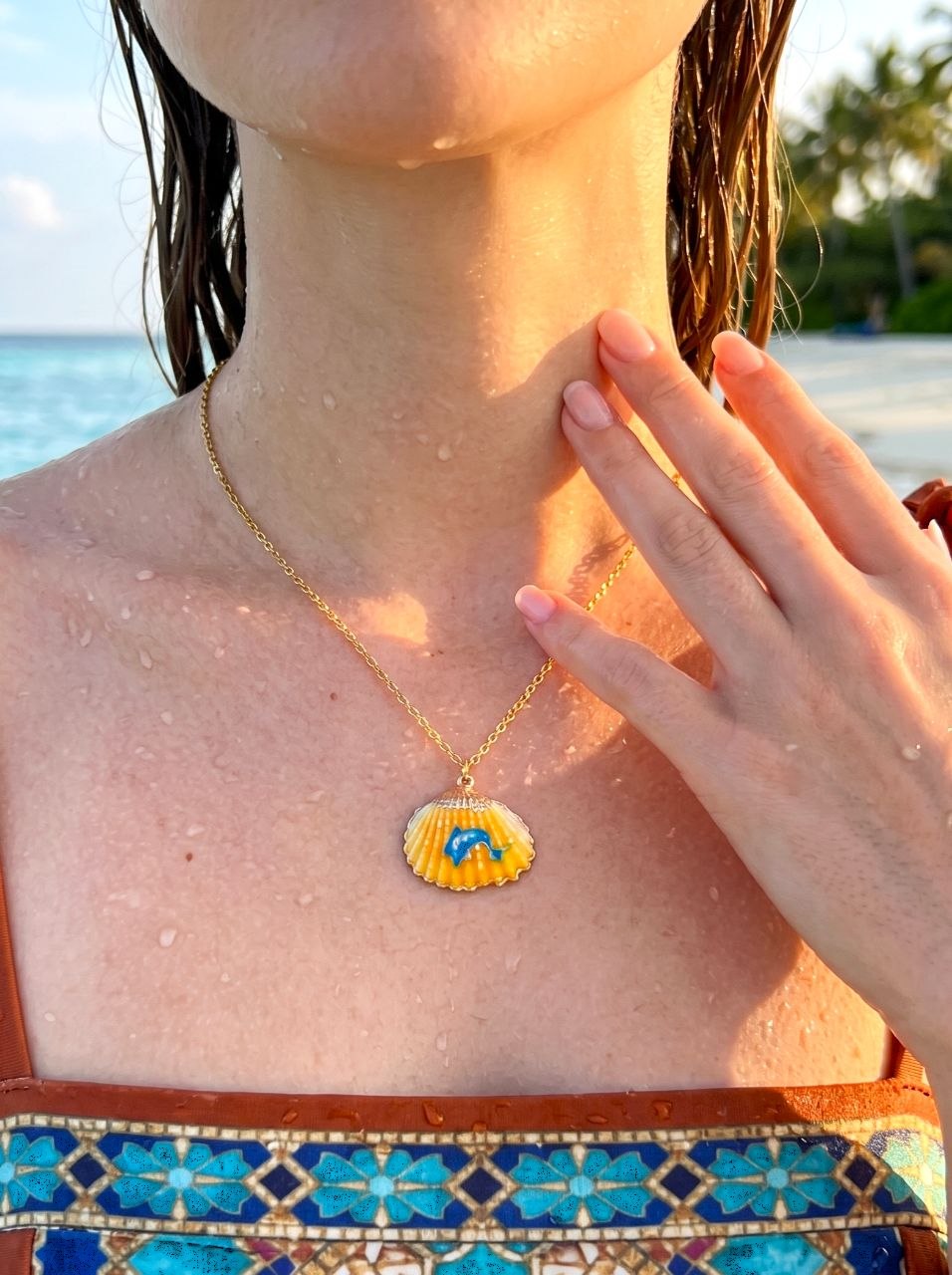 Dolphin Shell Necklace