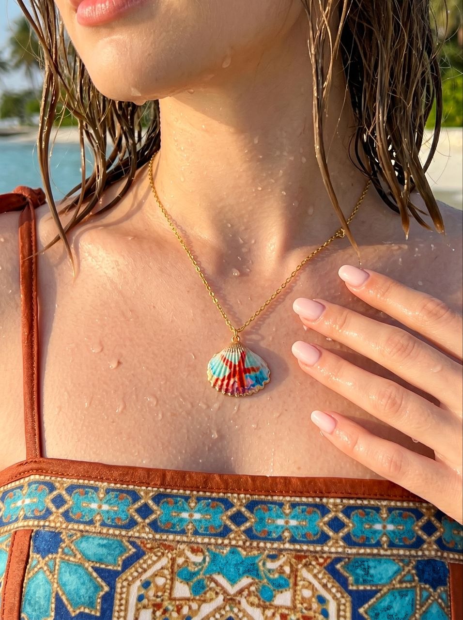 Coral Reef Shell Necklace