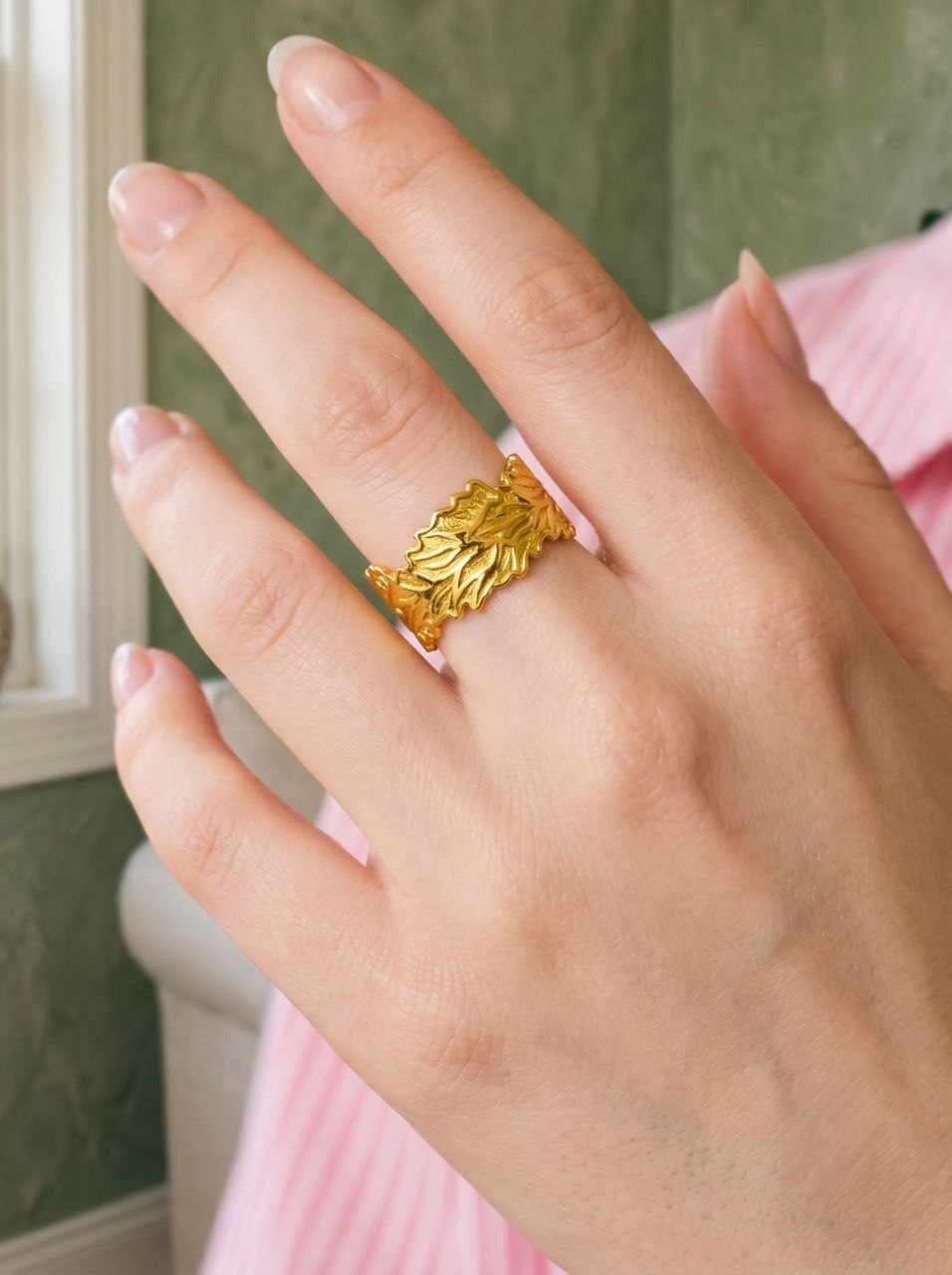 Leaf Wrap Ring