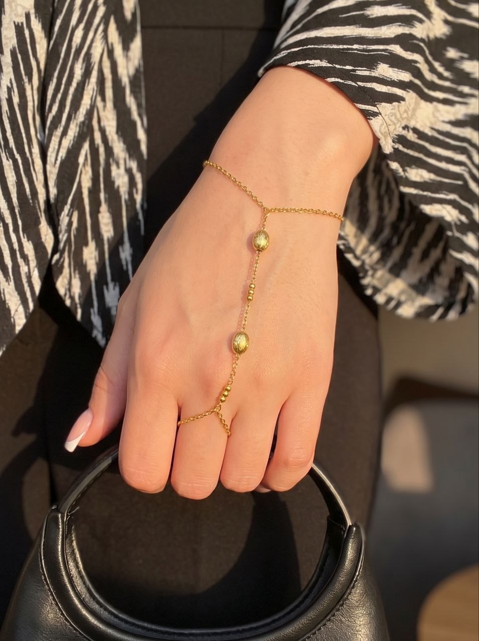 Gold Oval Bead Chain