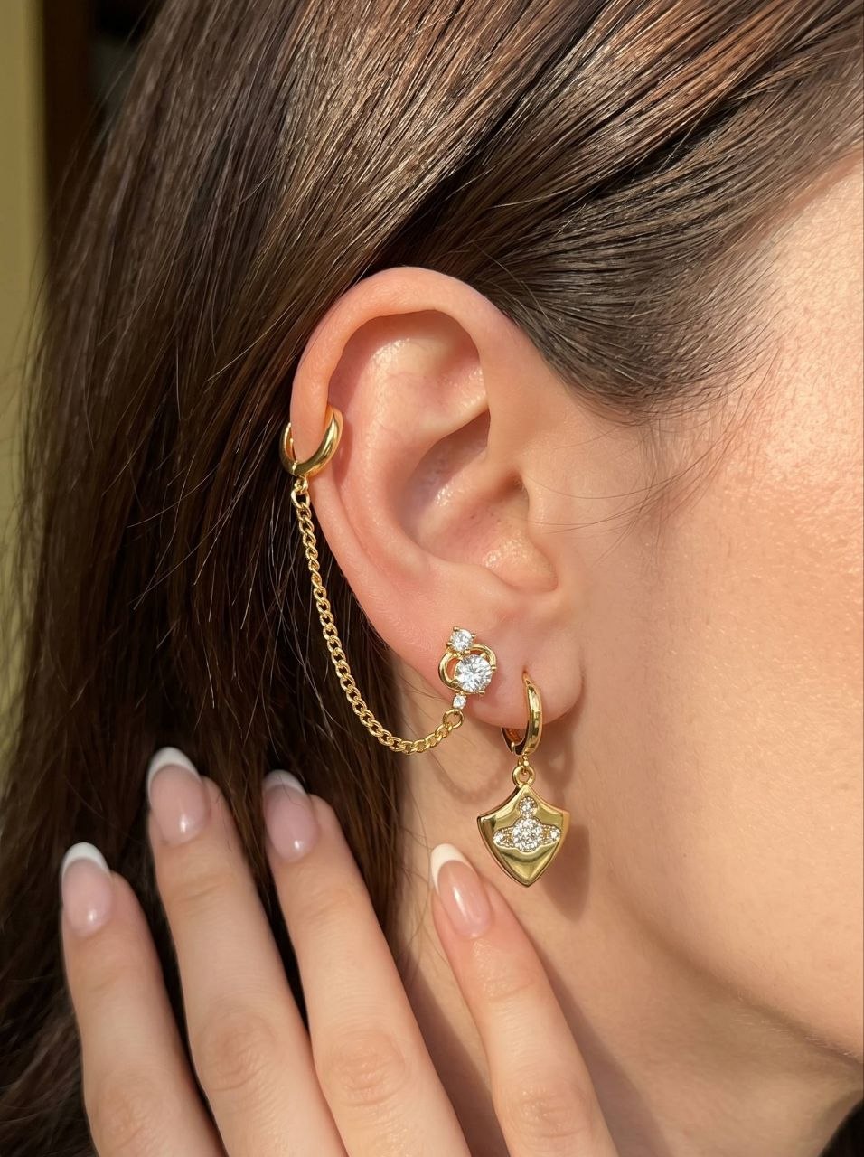 Set Shield Earring