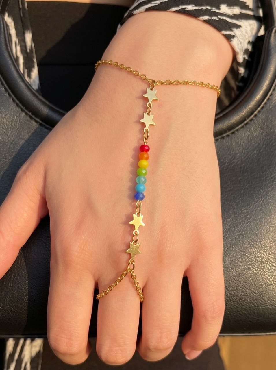 Gold Star Bead Chain