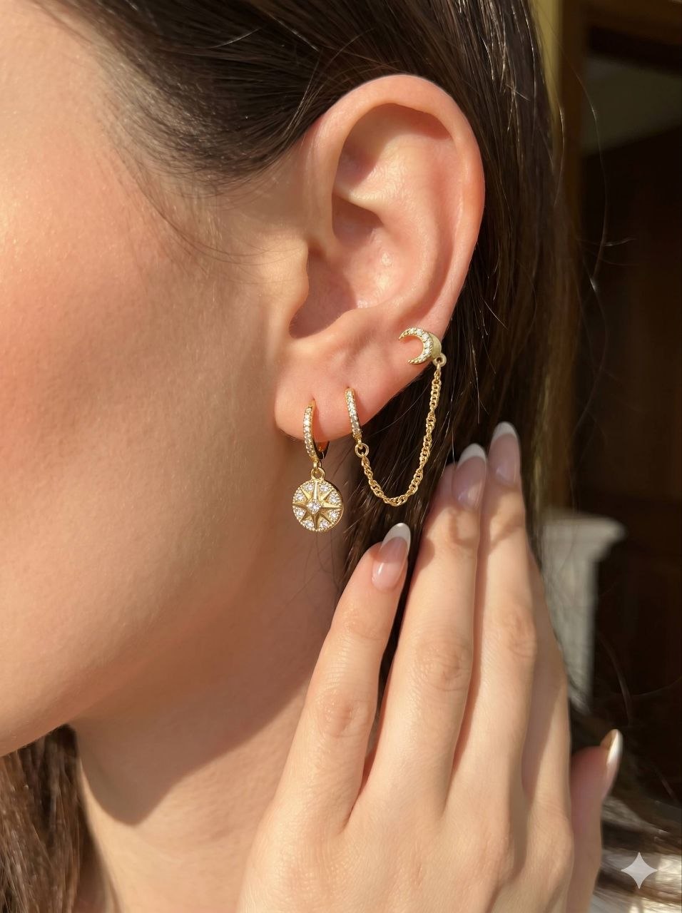 Set Compass Earring