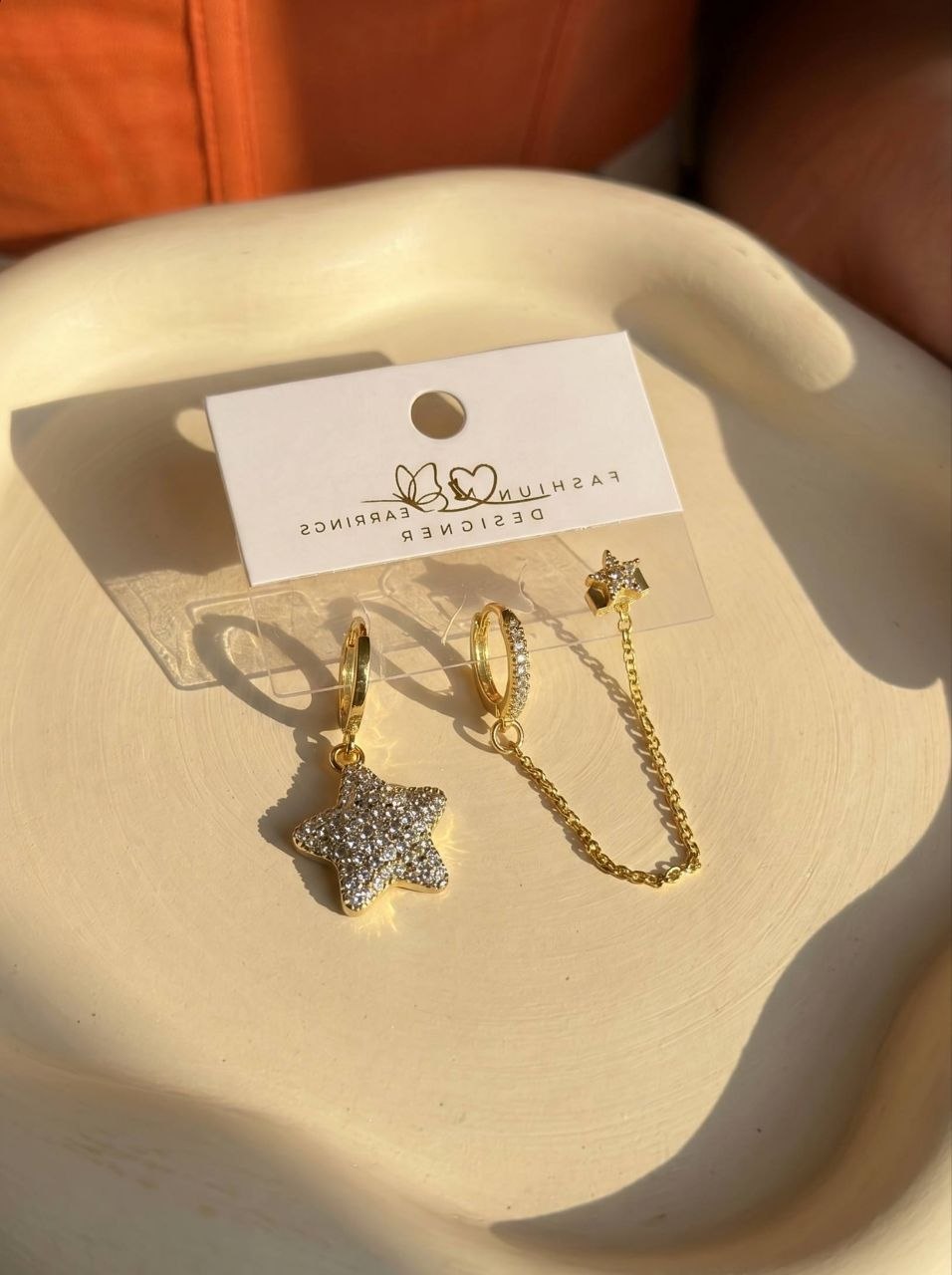Set Pavé Star Earring