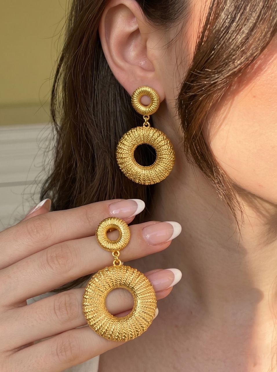 Stacked Circle Earring