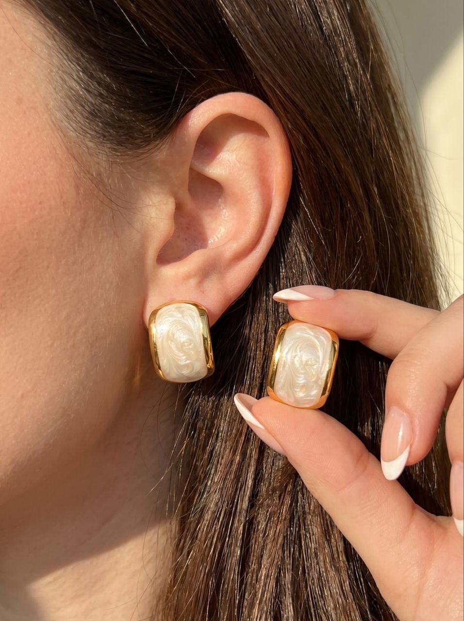 Set Chunky Pearl Earring