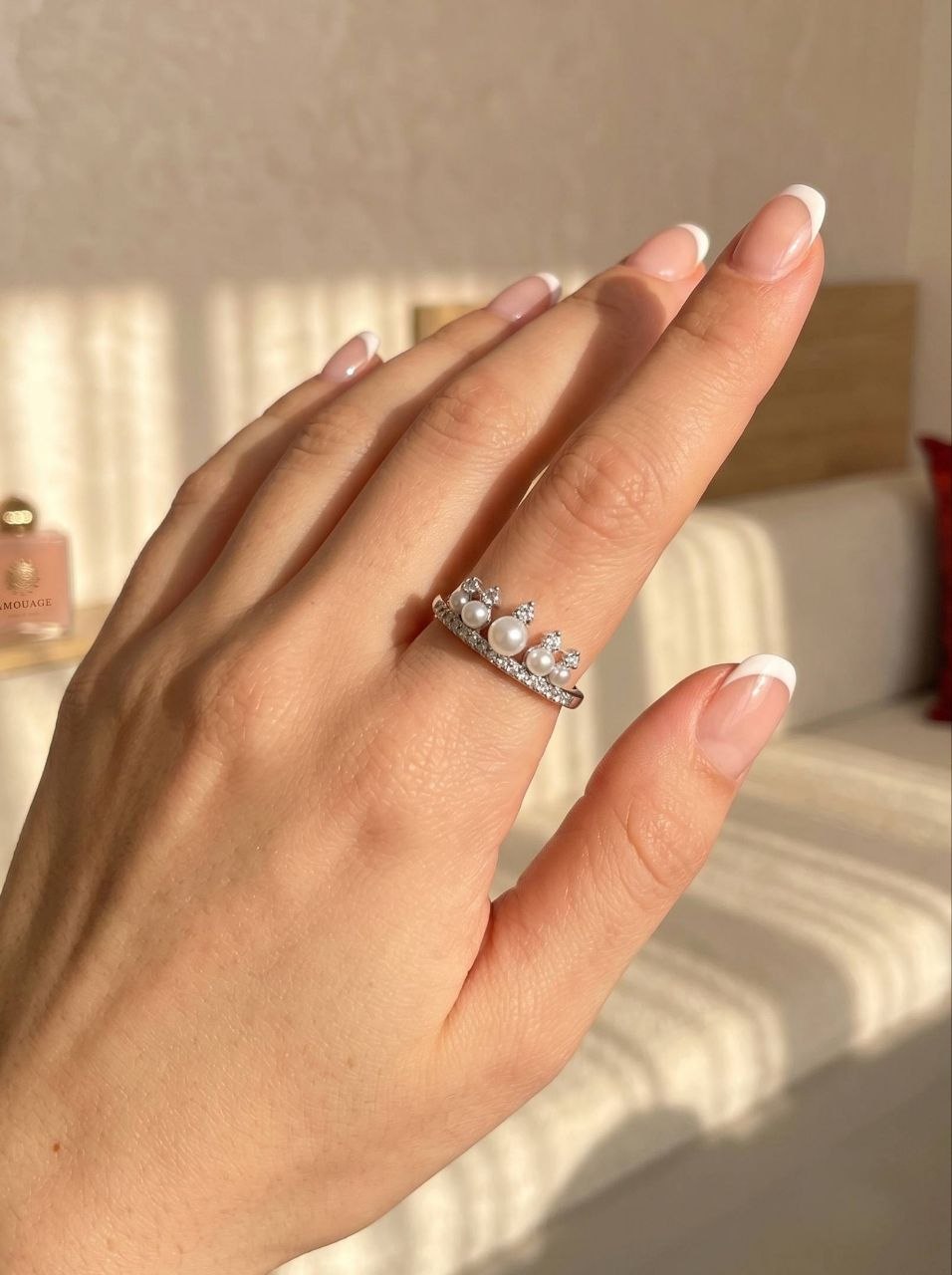 Pearl Crown Ring