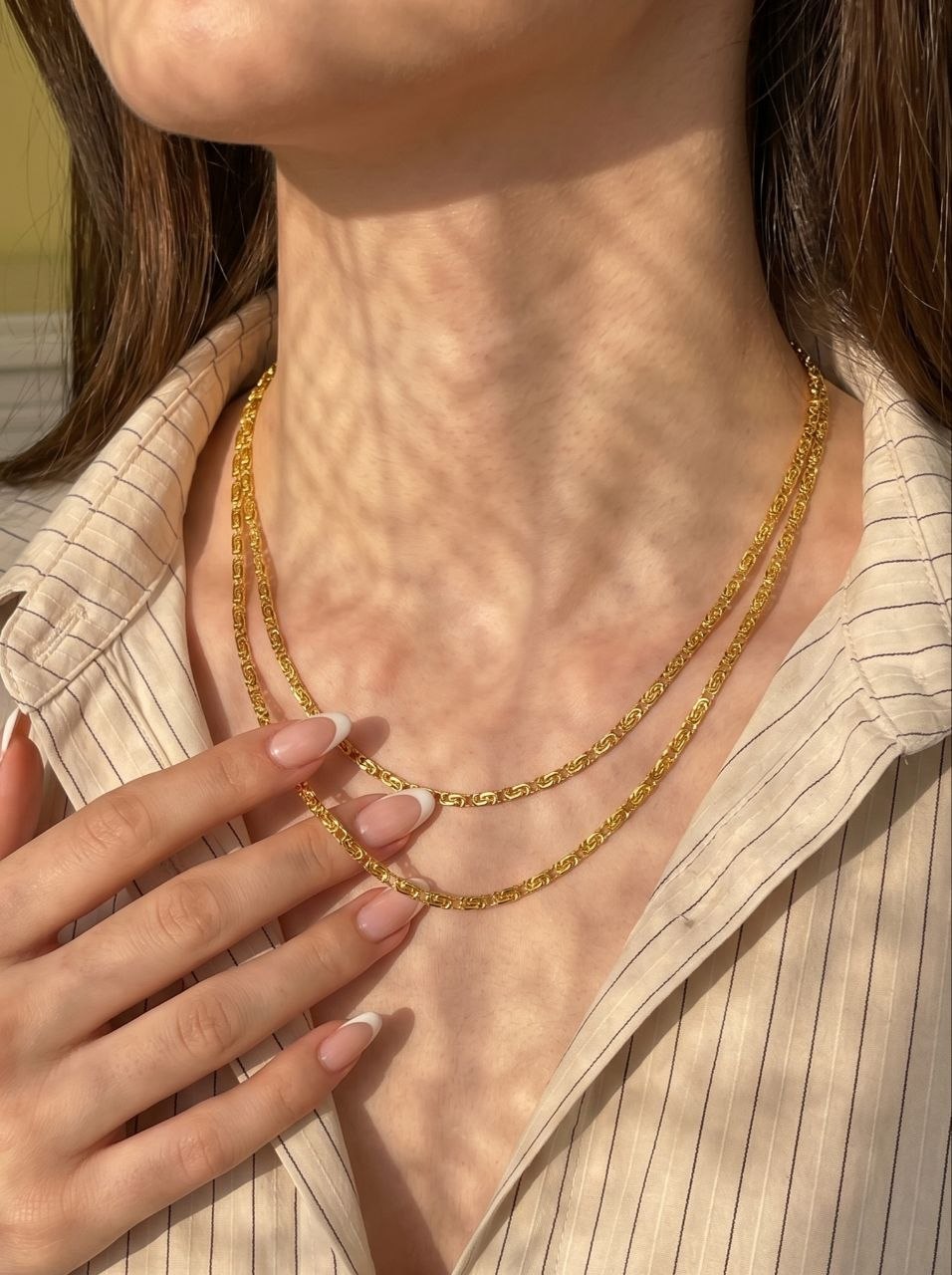 Double Byzantine Necklace