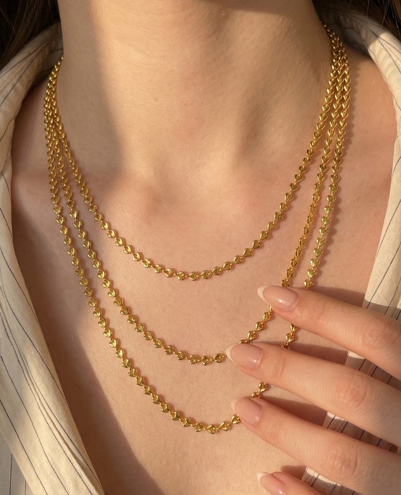 Triple Heart Necklace