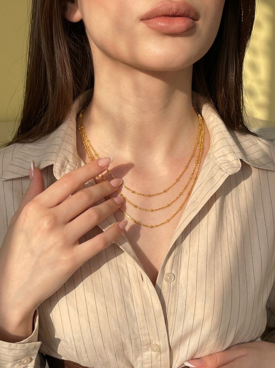 Triple Ball Necklace
