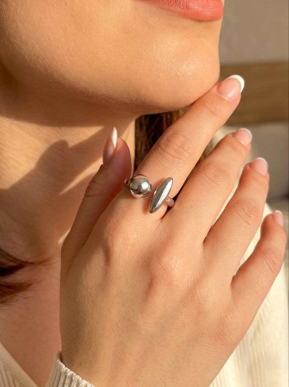 Sphere Spike Ring