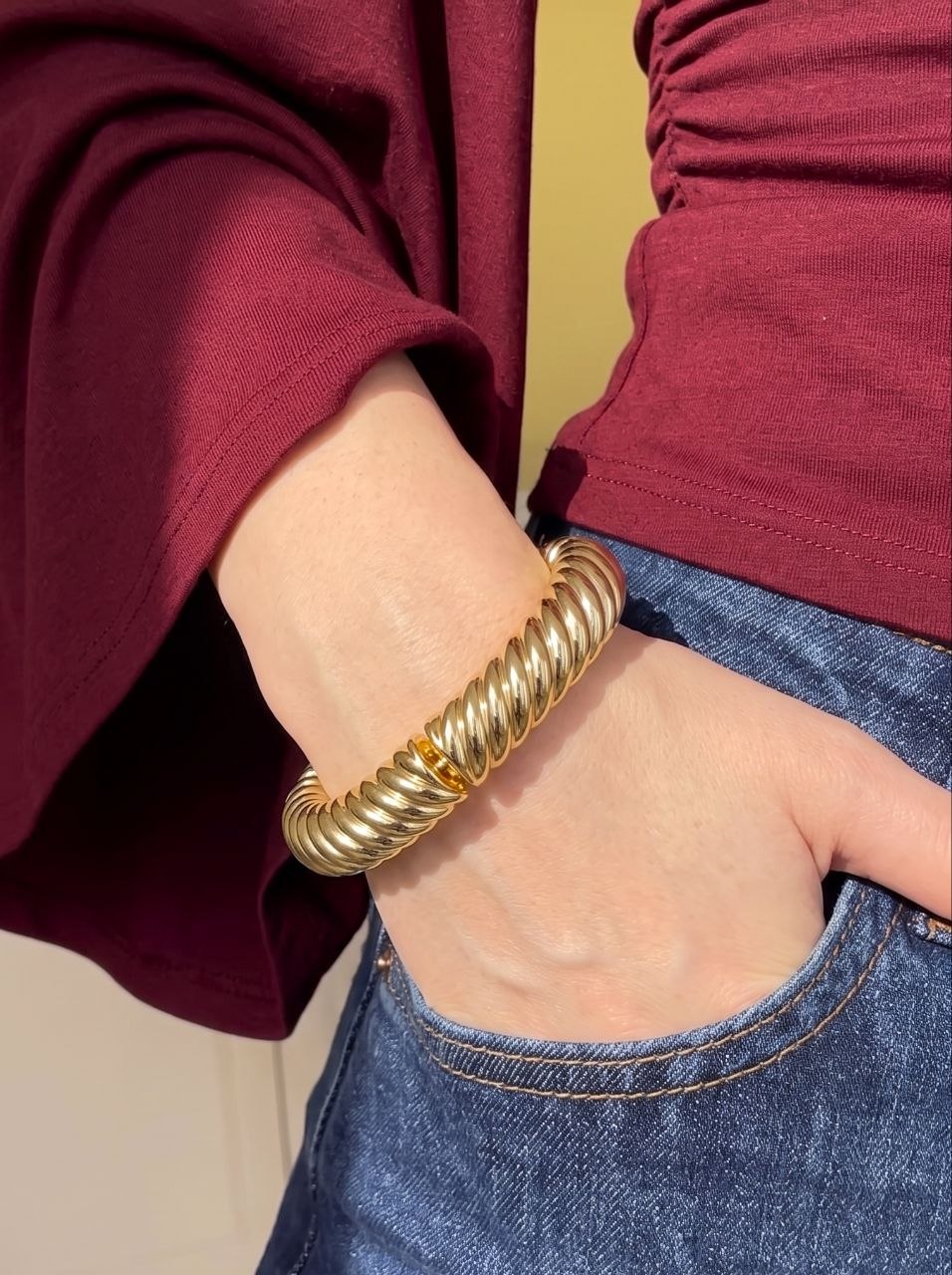 Twisted Rope Bangle