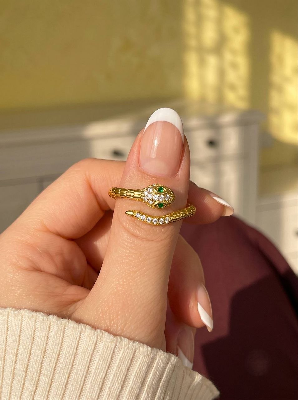 Gold Snake Ring