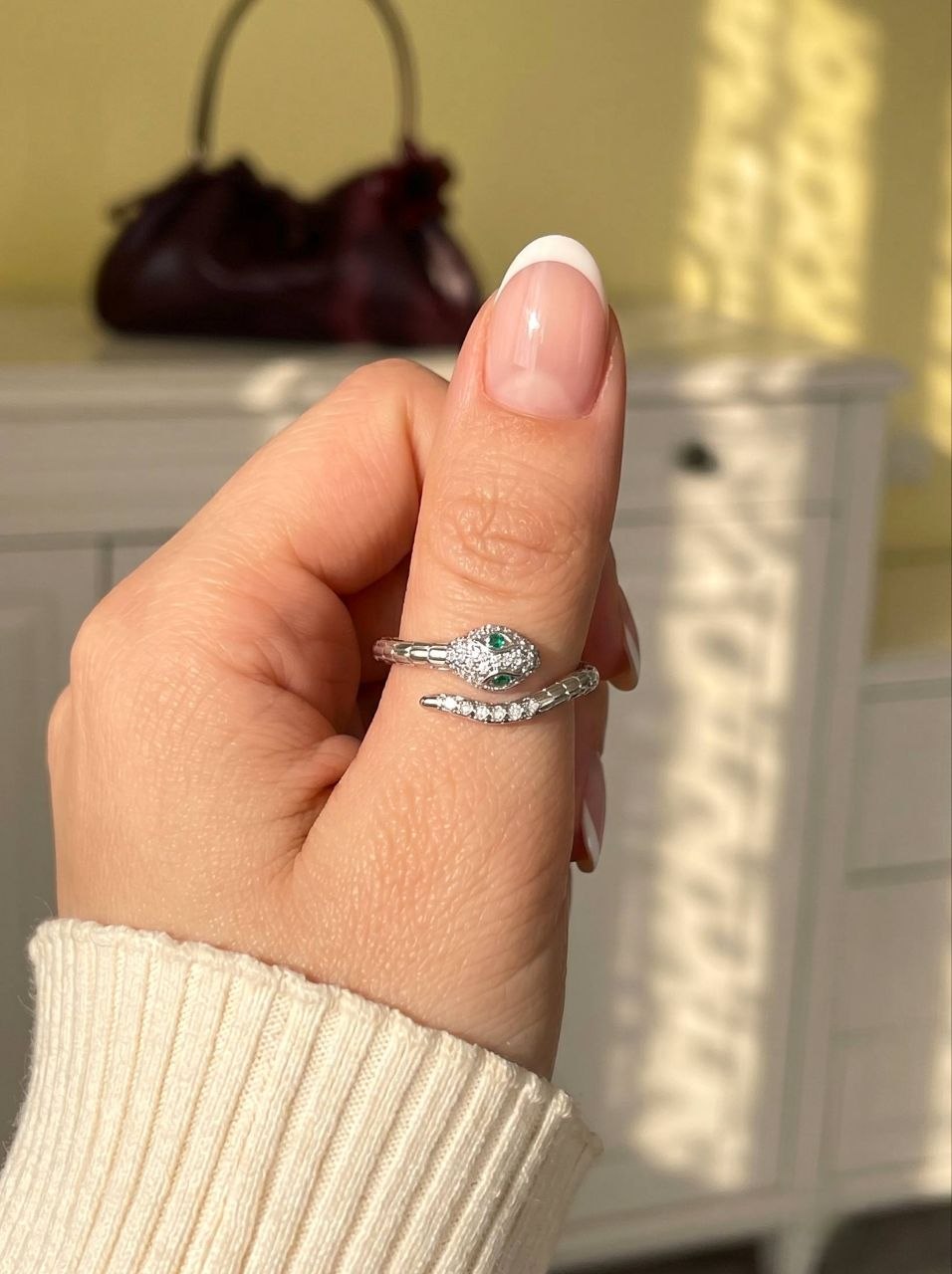 Silver Snake Ring